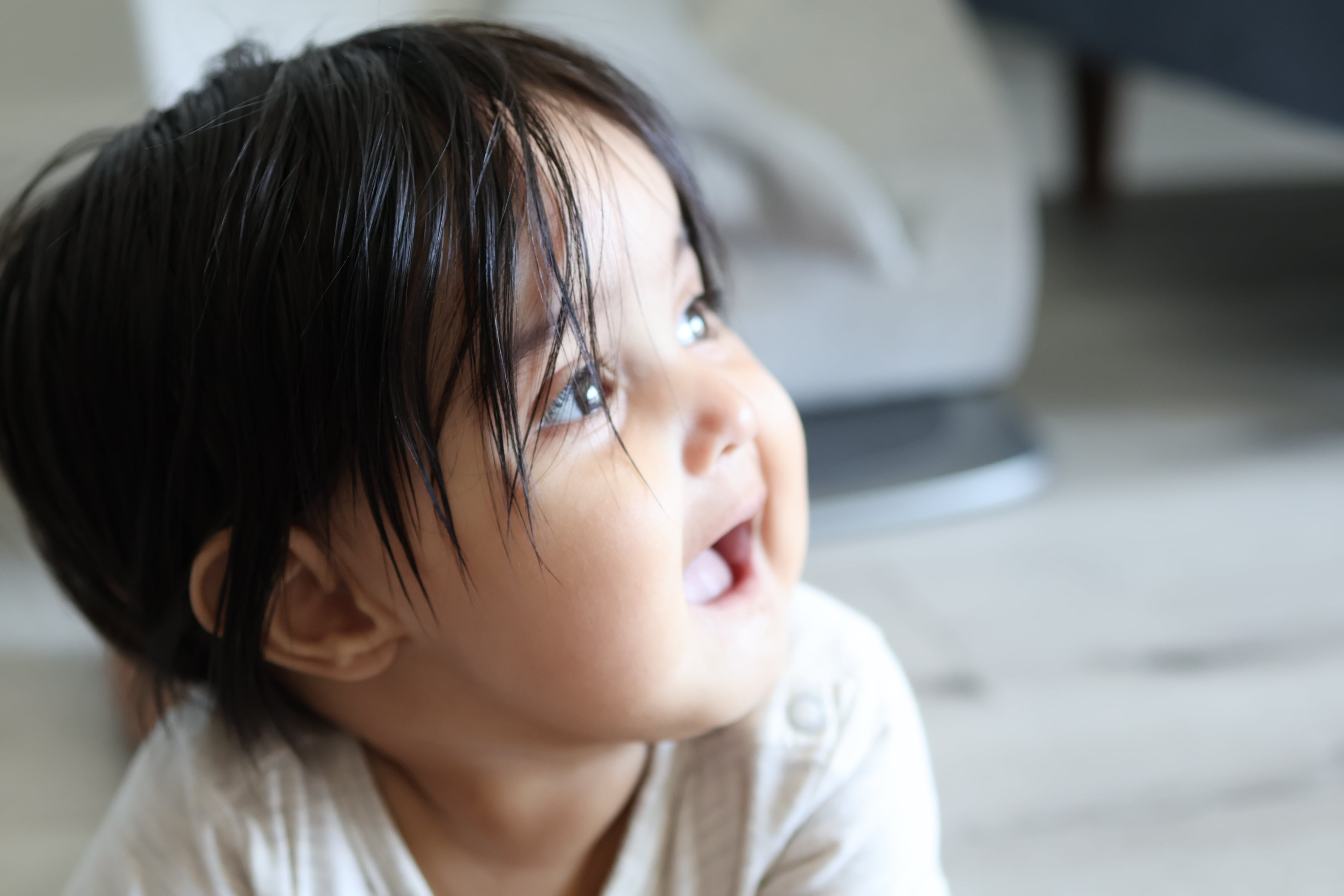 Toddler Smiling Closeup