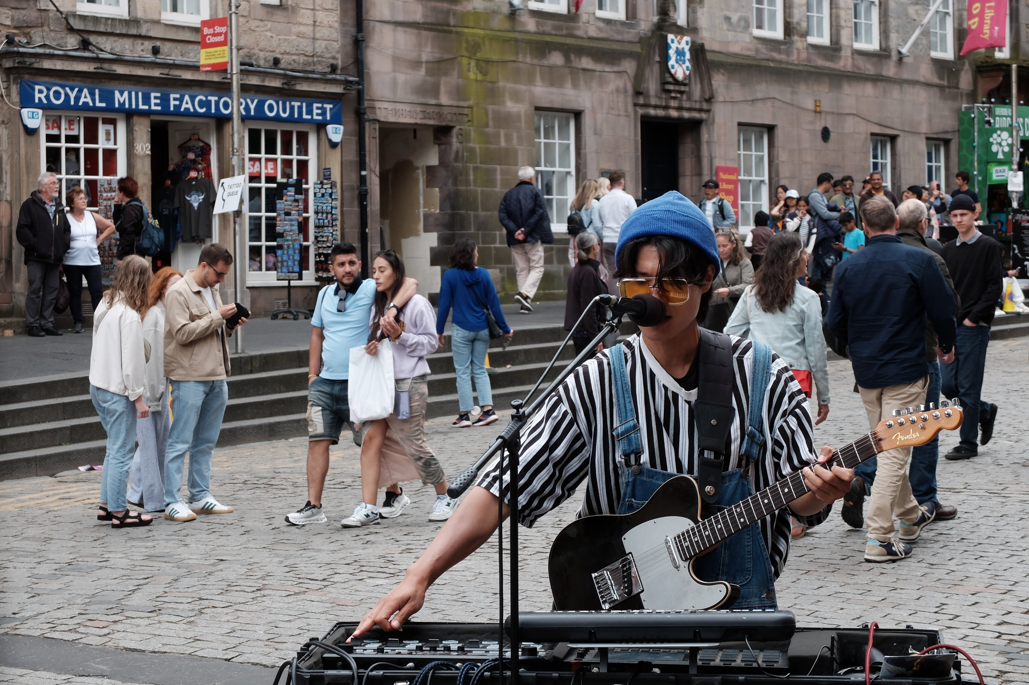 Royal Mile Busker