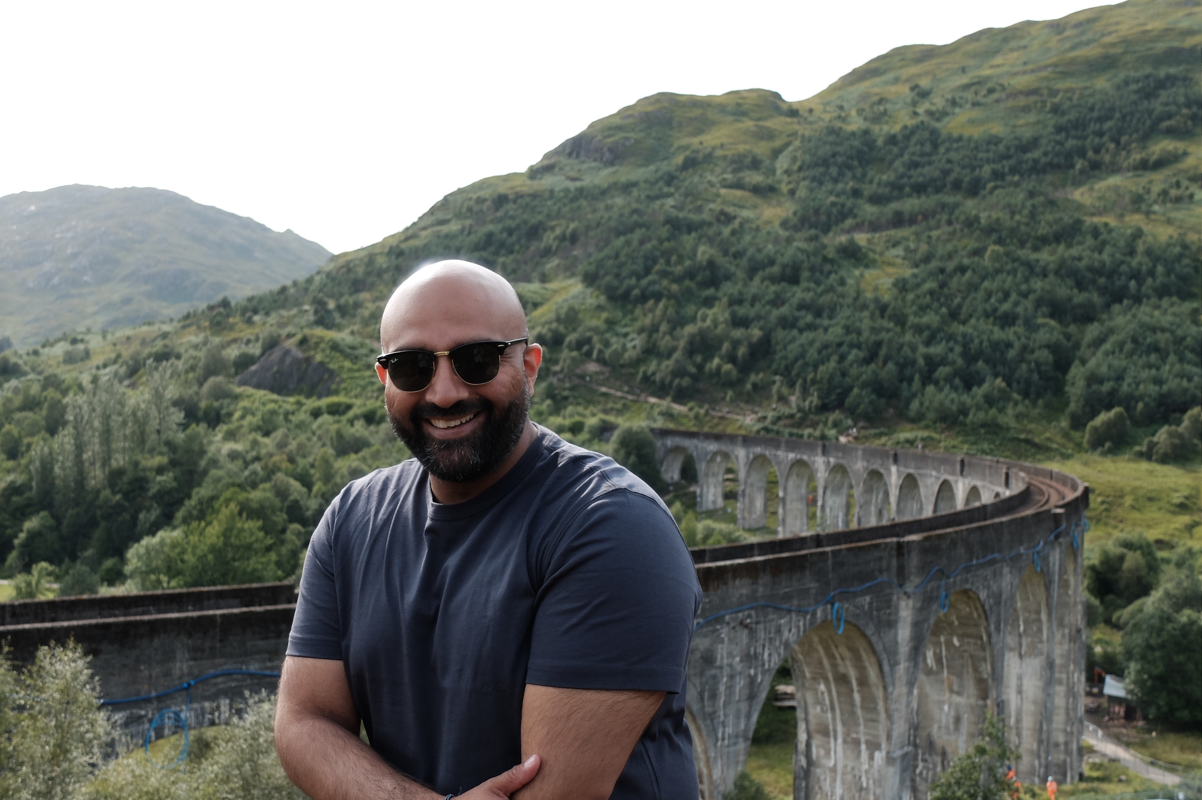 Man Portrait Glenfinnan Viaduct