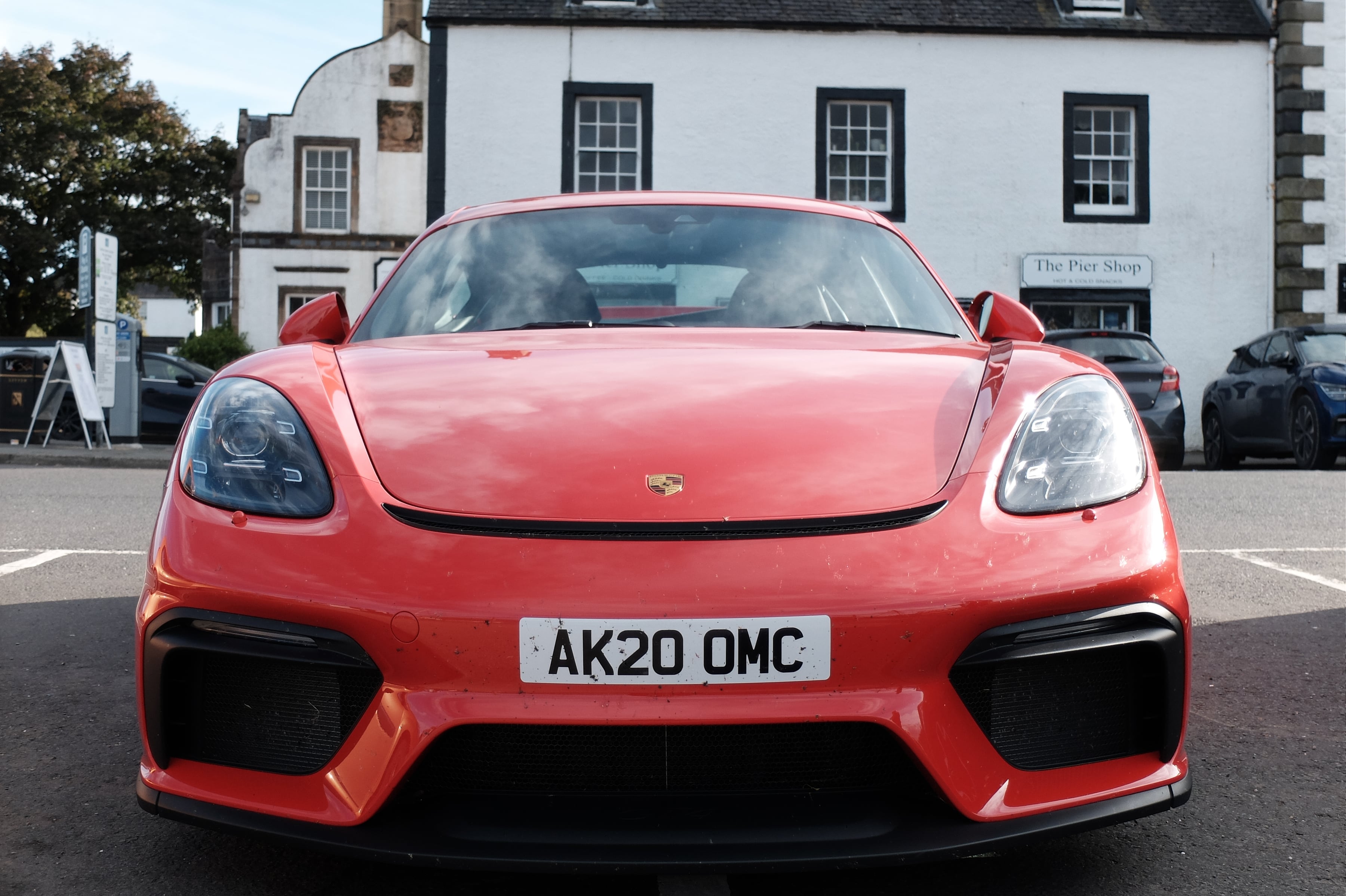 Red Sports Car Street
